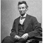 Smiling Abraham Lincoln Favicon 