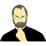 Steve Jobs Portrait Favicon 