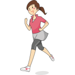 Woman Running Favicon 