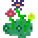 Pixel Flower Patch Favicon 