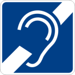 Hearing Impairment Sign Favicon 