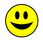 Big Smiling Smiley Simple Yellow Favicon 