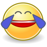 Laughing Crying Face Favicon 