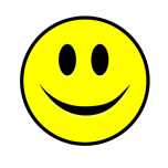 Smiling Smiley Simple Yellow Favicon 
