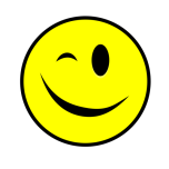 Winking Smiley Yellow Favicon 