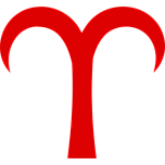 Aries Symbol Favicon 