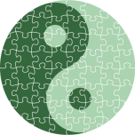   Symbols Yin Yang Jigsaw   Favicon Preview 